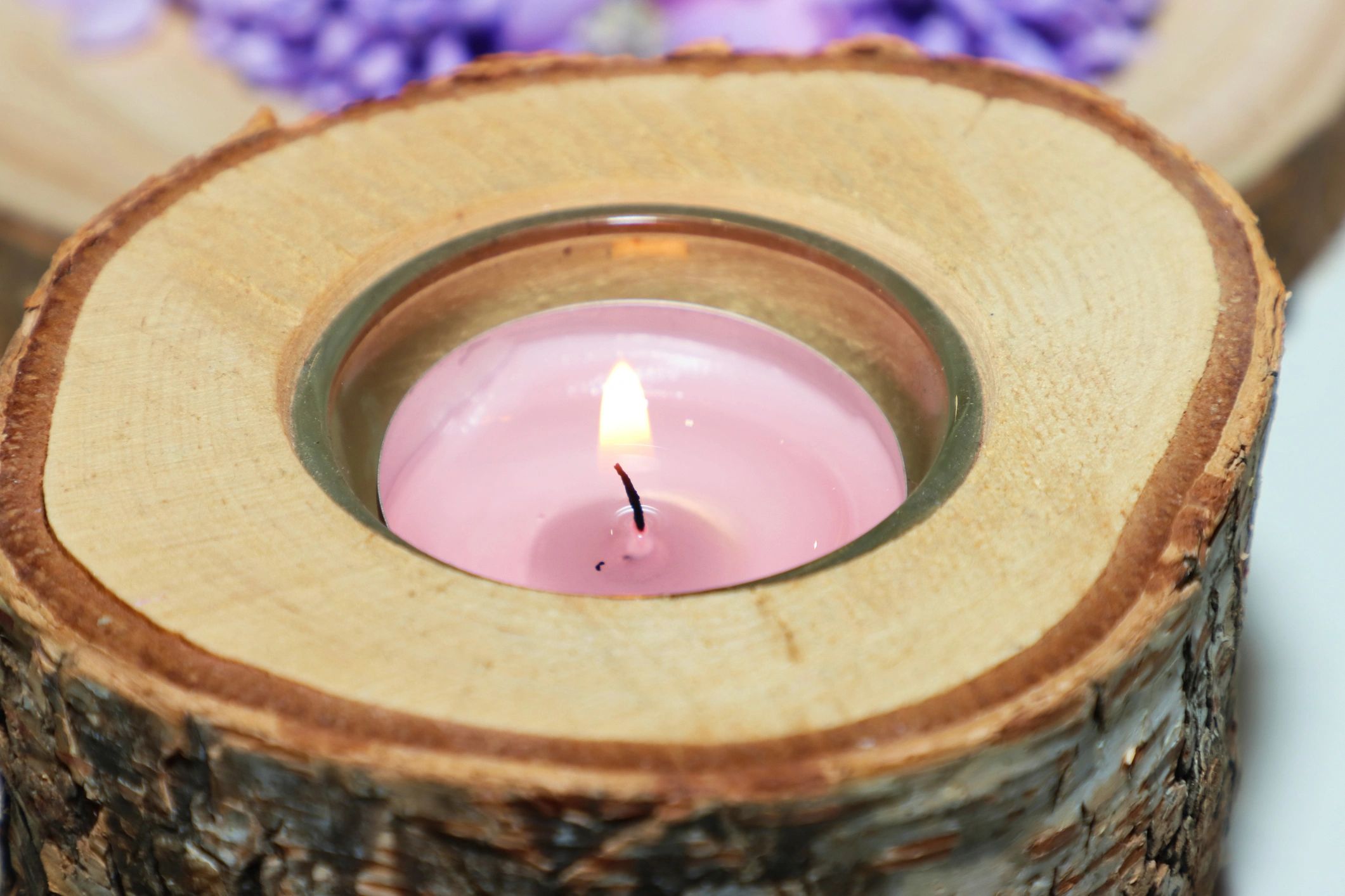 Soft candlelight for a spiritual wellness atmosphere